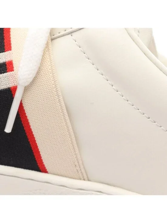Gucci Sneakers Ace Stripe Leather Shoes - Picture 14 of 14
